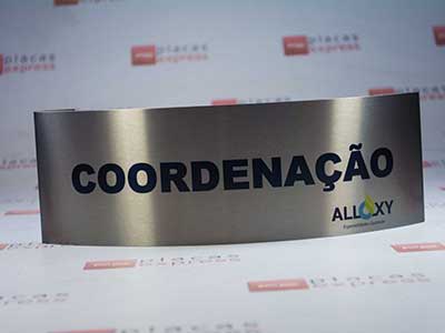 Placa de sinalização